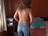 I want you to fuck me in the ass, beautiful stepmother moans while masturbating very excited